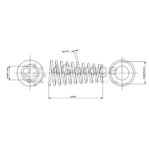 MONROE SP0457 Пружина ходовой части MONROE OESpectrum SPRINGS