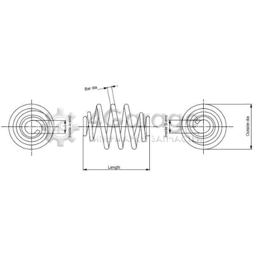 MONROE SP0764 Пружина ходовой части MONROE OESpectrum SPRINGS