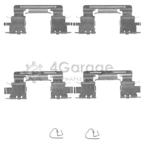 TEXTAR 82515100 Комплектующие колодки дискового тормоза в Красноярске