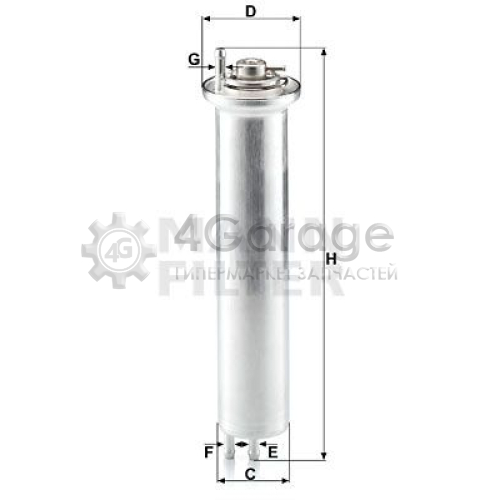Топливный фильтр MANN-FILTER WK532 в Ростове-на-Дону