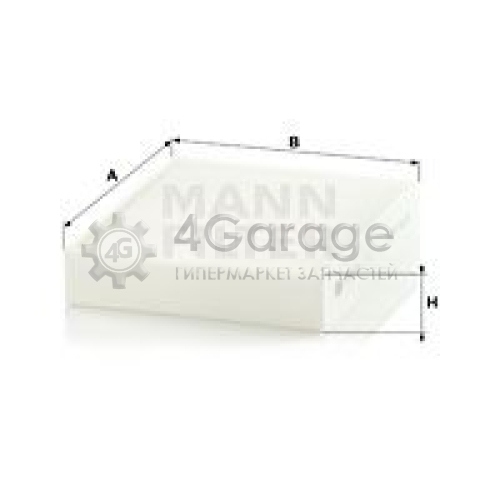 Фильтр воздух во внутренном пространстве MANN-FILTER CU25001 в Нижнем Новгороде