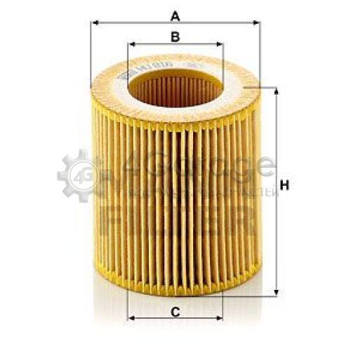 MANN-FILTER HU816ZKIT Масляный фильтр