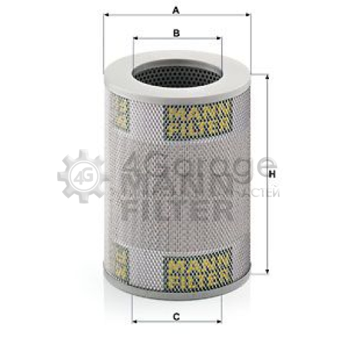 Фильтр система рабочей гидравлики MANN-FILTER HD15001 в Нижнем Новгороде