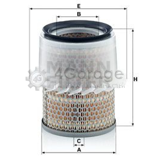 MANN-FILTER C16148 Воздушный фильтр в Красноярске
