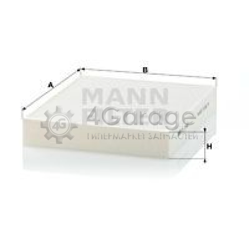 MANN-FILTER CU2442 Фильтр воздух во внутренном пространстве