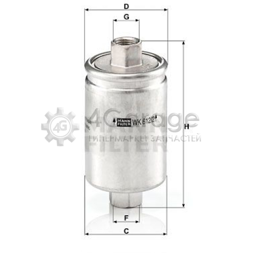 Топливный фильтр MANN-FILTER WK6122 в Нижнем Новгороде