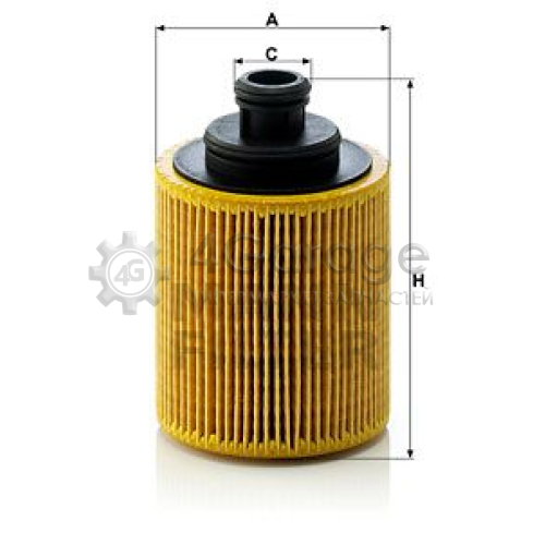 Масляный фильтр MANN-FILTER HU7127x в Ростове-на-Дону