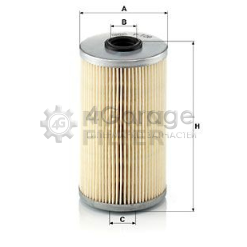 MANN-FILTER P726x Топливный фильтр