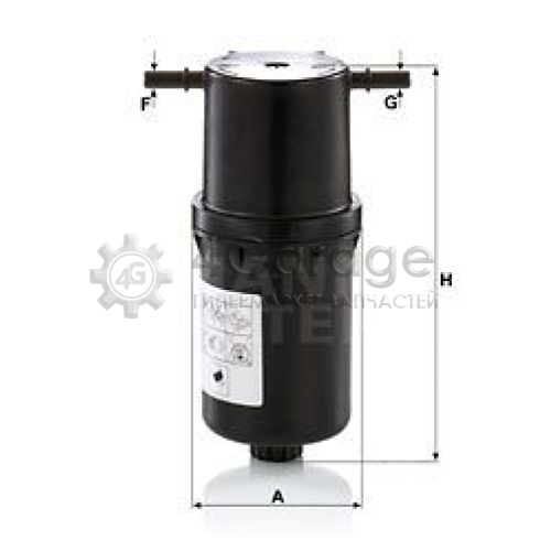 Топливный фильтр MANN-FILTER WK9024 в Нижнем Новгороде