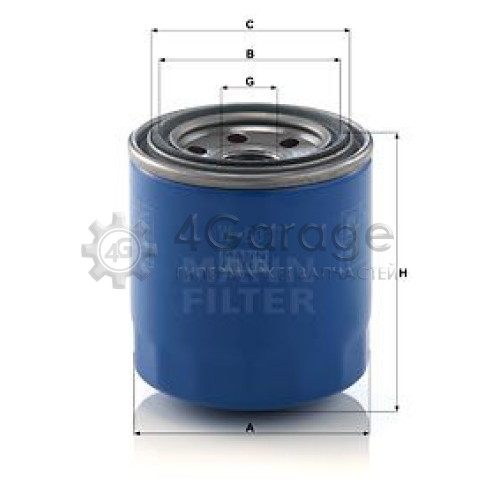 MANN-FILTER W8017 Масляный фильтр