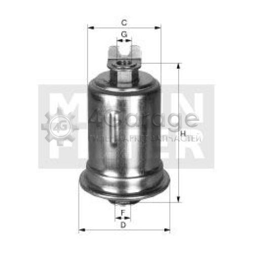 Топливный фильтр MANN-FILTER WK61426x в Нижнем Новгороде