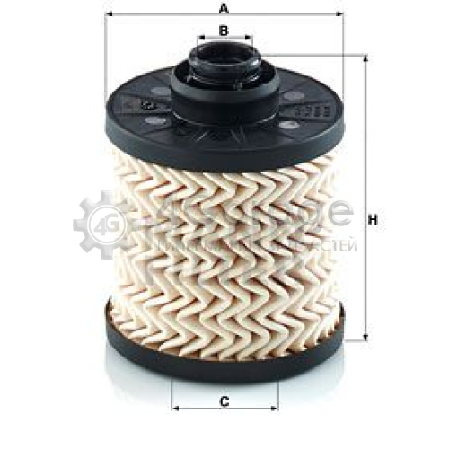 MANN-FILTER PU7010z Топливный фильтр