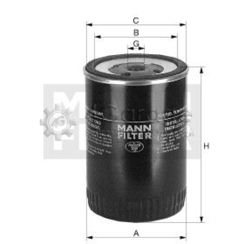 MANN-FILTER WDK96212 Топливный фильтр