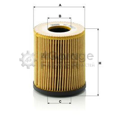 Масляный фильтр MANN-FILTER HU8162x в Нижнем Новгороде