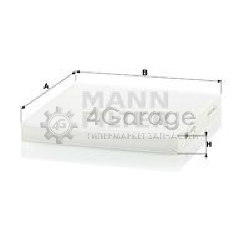 Фильтр воздух во внутренном пространстве MANN-FILTER CU2132 в Нижнем Новгороде