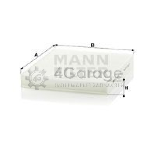 MANN-FILTER CU2545 Фильтр воздух во внутренном пространстве