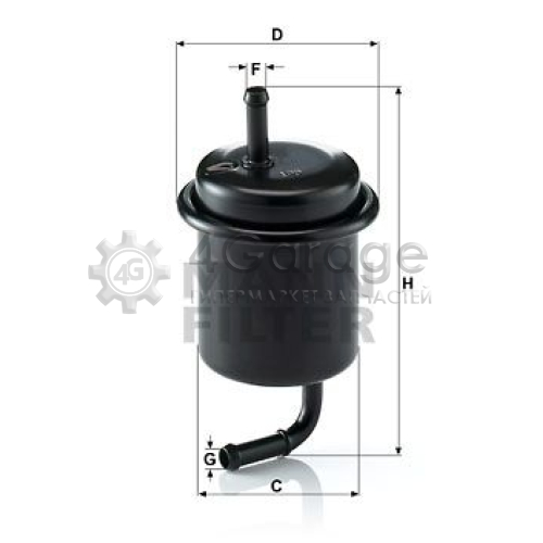 Топливный фильтр MANN-FILTER WK61447 в Ростове-на-Дону