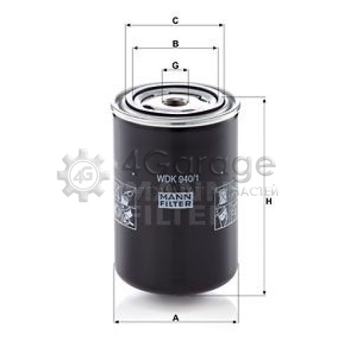 MANN-FILTER WDK9401 Топливный фильтр