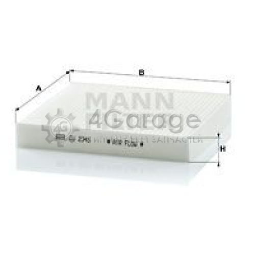 MANN-FILTER CU2345 Фильтр воздух во внутренном пространстве в Красноярске