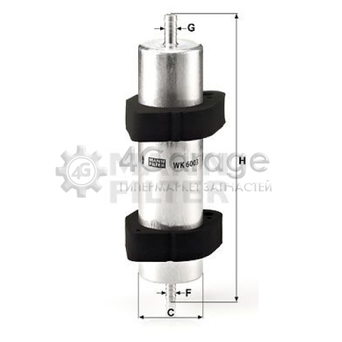 Топливный фильтр MANN-FILTER WK6003 в Ростове-на-Дону