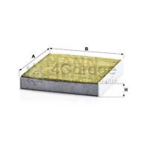 Фильтр воздух во внутренном пространстве FreciousPlus MANN-FILTER FP2440 в Ростове-на-Дону