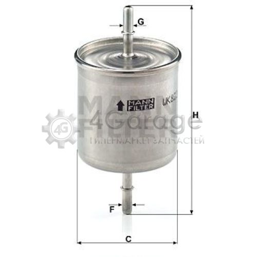 Топливный фильтр MANN-FILTER WK8222 в Нижнем Новгороде