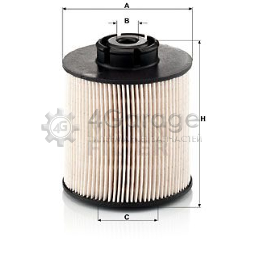 MANN-FILTER PU10461x Топливный фильтр