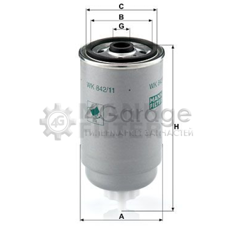 MANN-FILTER WK84211 Топливный фильтр в Красноярске