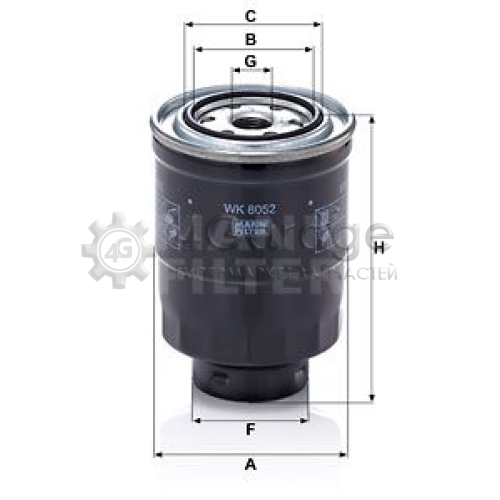 Топливный фильтр MANN-FILTER WK8052z в Нижнем Новгороде