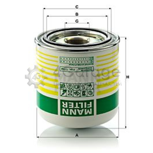 Патрон осушителя воздуха пневматическая система MANN-FILTER TB1364x в Ростове-на-Дону