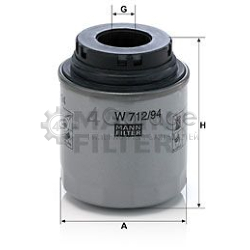 MANN-FILTER W71294 Масляный фильтр