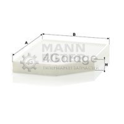 MANN-FILTER CU2450 Фильтр воздух во внутренном пространстве