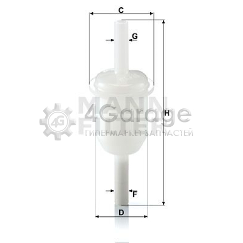Топливный фильтр MANN-FILTER WK31410 в Нижнем Новгороде
