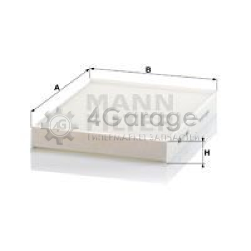 MANN-FILTER CU2842 Фильтр воздух во внутренном пространстве