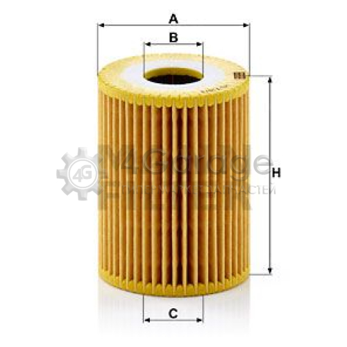 MANN-FILTER HU7193x Масляный фильтр в Красноярске