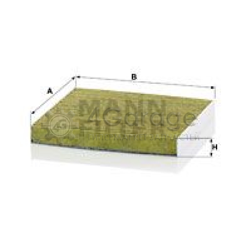 MANN-FILTER FP2043 Фильтр воздух во внутренном пространстве FreciousPlus в Красноярске