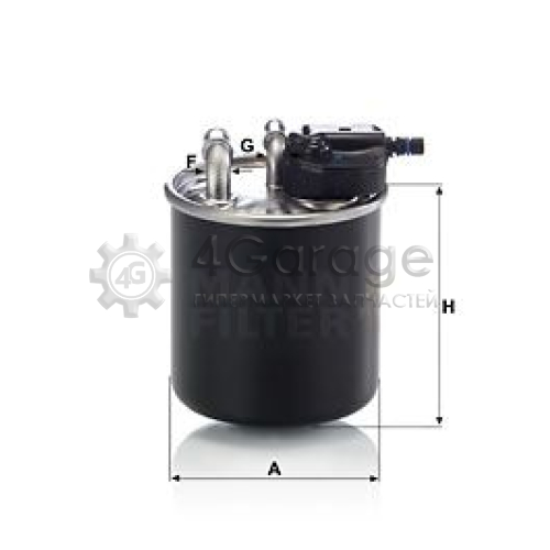 Топливный фильтр MANN-FILTER WK82015 в Ростове-на-Дону