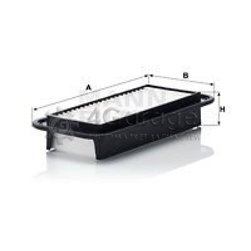 Воздушный фильтр MANN-FILTER C2610 в Ростове-на-Дону