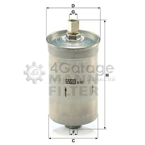Топливный фильтр MANN-FILTER WK8531 в Ростове-на-Дону
