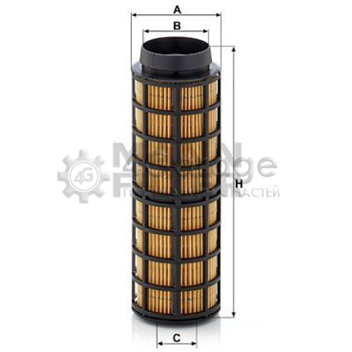 Топливный фильтр MANN-FILTER PU7017z в Москве