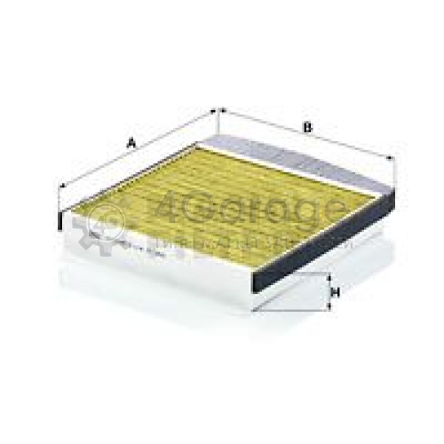 Фильтр воздух во внутренном пространстве FreciousPlus MANN-FILTER FP2855 в Ростове-на-Дону