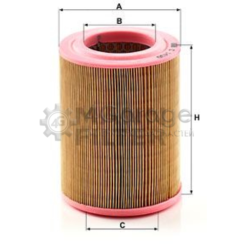 MANN-FILTER C1430 Воздушный фильтр