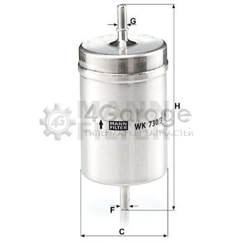 Топливный фильтр MANN-FILTER WK7303 в Нижнем Новгороде