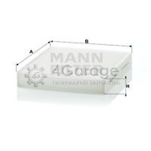 MANN-FILTER CU2440 Фильтр воздух во внутренном пространстве