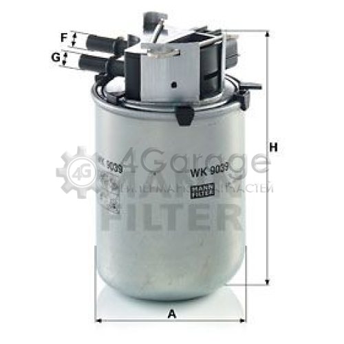 Топливный фильтр MANN-FILTER WK9039 в Нижнем Новгороде