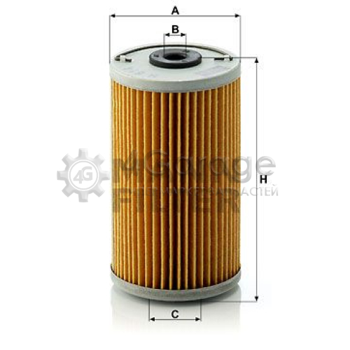 Масляный фильтр MANN-FILTER H614x в Ростове-на-Дону