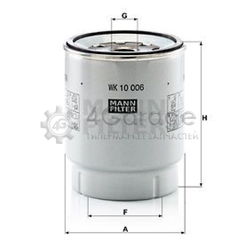 MANN-FILTER WK10006z Топливный фильтр в Красноярске