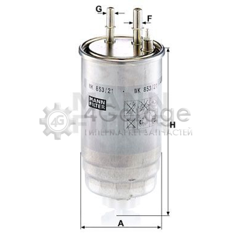 Топливный фильтр MANN-FILTER WK85321 в Ростове-на-Дону
