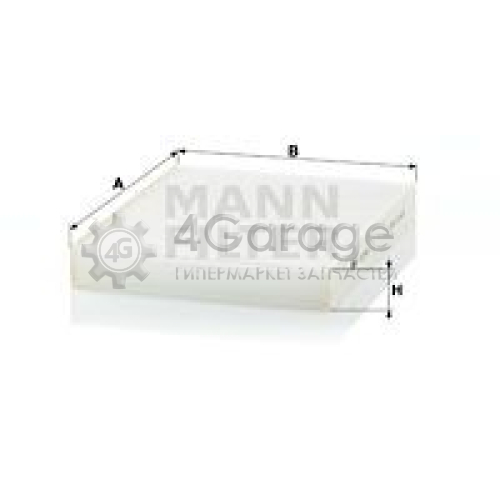 Фильтр воздух во внутренном пространстве MANN-FILTER CU26001 в Нижнем Новгороде