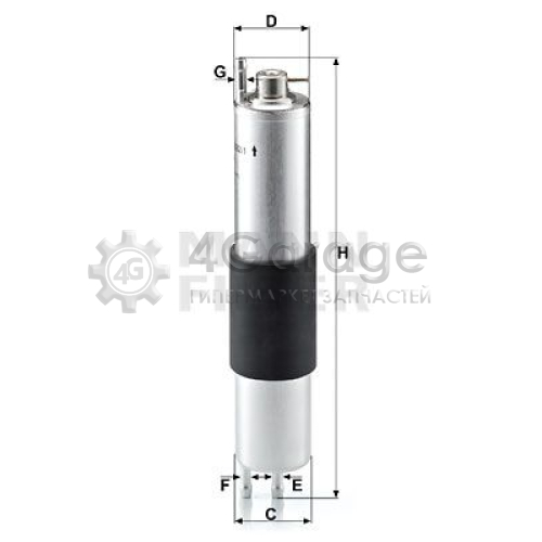 MANN-FILTER WK5321 Топливный фильтр в Красноярске
